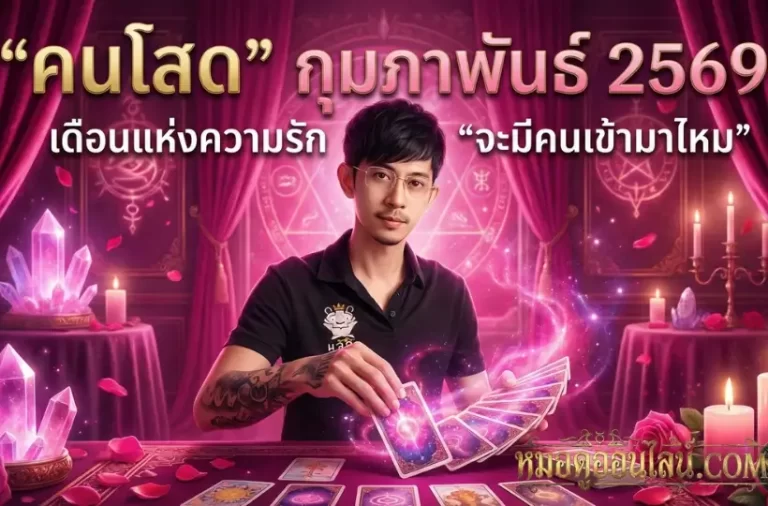 ดูดวงความรัก คนโสด กุมภาพันธ์ 2569