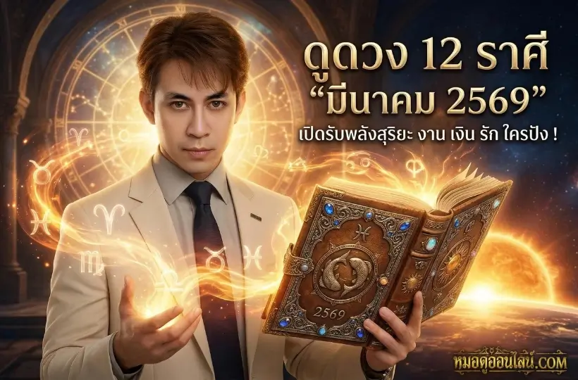 ดูดวง 12 ราศี มีนาคม 2569