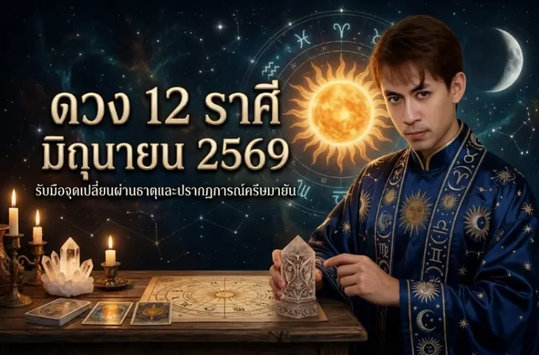 ดวง 12 ราศี มิถุนายน 2569