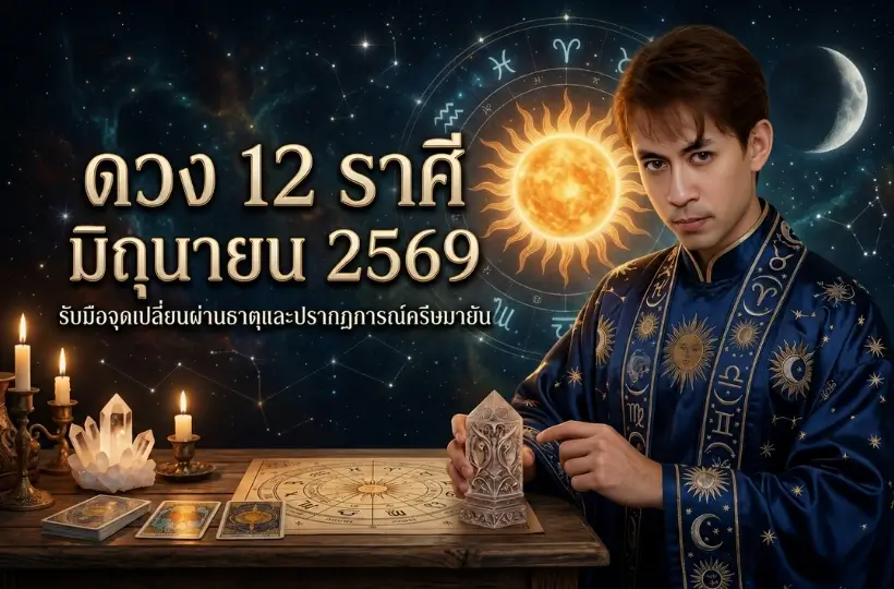 ดวง 12 ราศี มิถุนายน 2569
